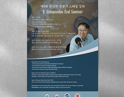 Project thumbnail - ERÜ Kore Dili Edebiyatı Uzmanından Özel Seminer Posteri