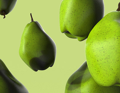 Fruit, Pear / 3D Modeling