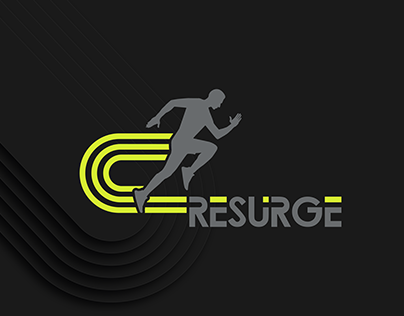 Resurge logo and visual identity