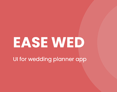 UI for Wedding planning app