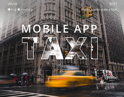 Mobile App for order a TAXI