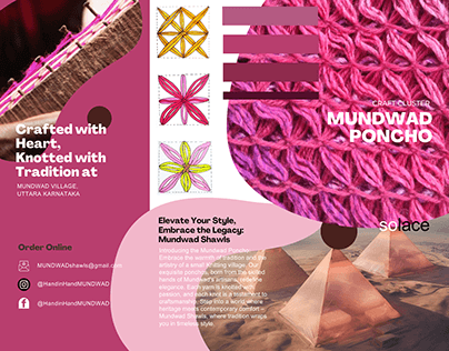 Mundwad Poncho: Craft intervention/Brochure