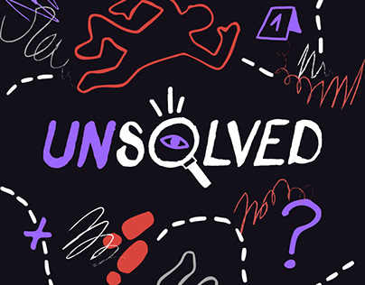 Unsolved podcast — Visual identity
