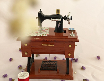 Máquina de coser ,costura,miniatura