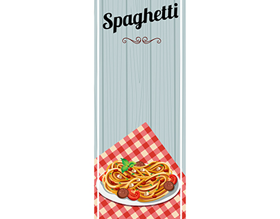 spaghetti vertical banner