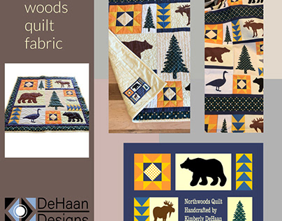 Northwoods quilt fabric