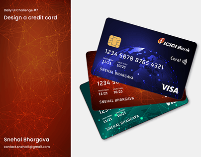 Daily UI Challenge 7 - Credit card