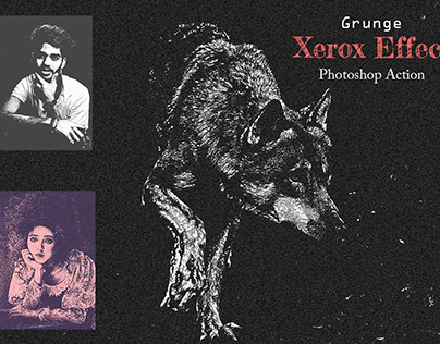 Grunge Xerox Effect Photoshop Action