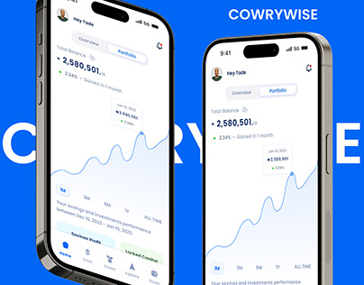 Project thumbnail - Cowrywise screen design