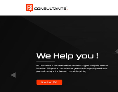 RB Consultants WEB UI Design