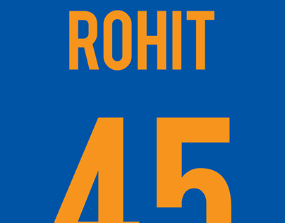 rohit sharma 45 jersey