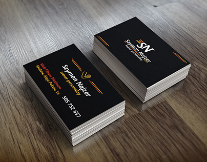 Business cards for a personal trainer