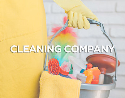 Redesign of the main screen for the cleaning company