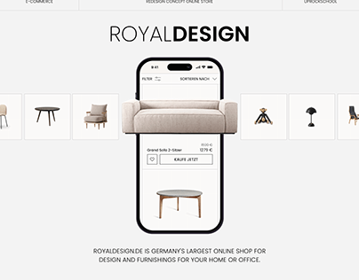 RoyalDesign | E-commerce redesign concept