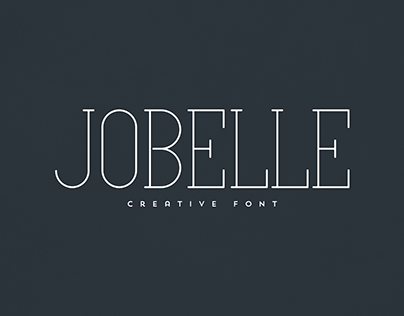 Jobelle free font. freebie