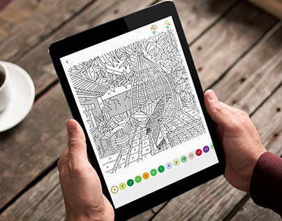 Illustrations for the coloring app