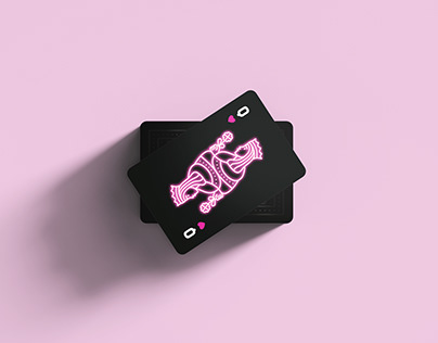 Neon Playing Cards