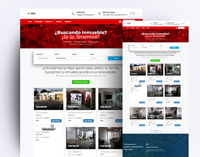 Website Abisa Inmobiliaria UI Design