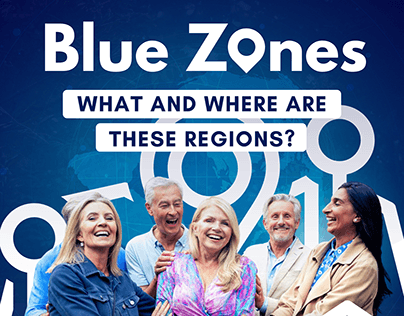 Blue Zones - Social Media Post Designs
