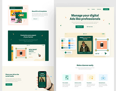 Digital Ads - Website UI Design