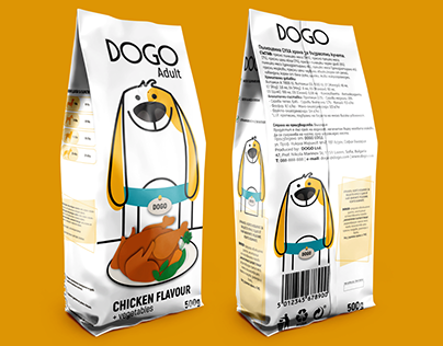 Dog food package