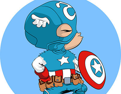 Capitan America bebé.