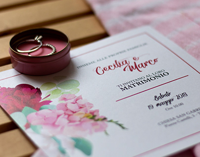 Wedding Stationery - Romantic Flowers