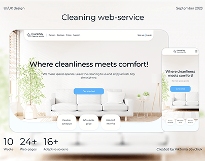 Fresh&Tidy - Cleaning Web Service