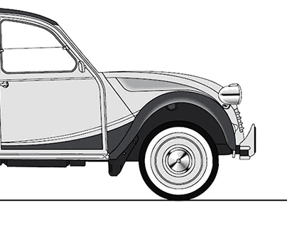 2CV - Tribute to the old car 2CV Charleston by Citroën