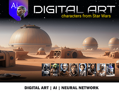 Characters from Star Wars | Digital Art | Ai