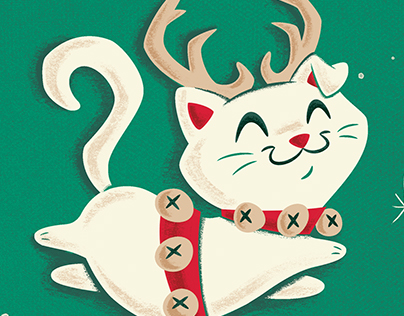 Tis the Season (for Reindeer Cats)