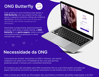 UX /UI Design -------- ONG Butterfly