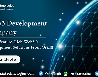 Rich Web3.0 Development Solutions From Osiz