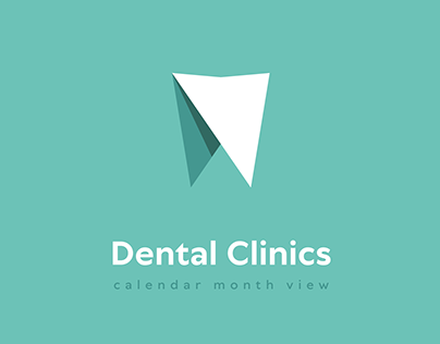 Project thumbnail - Dental Clinics. Calendar Month View.
