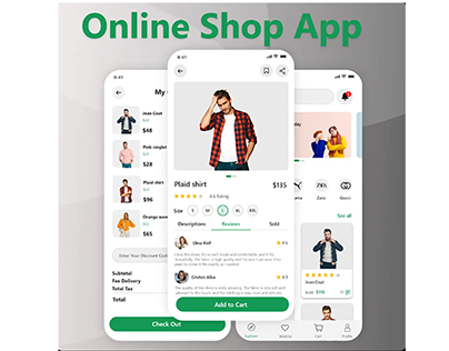Customer/server shopping application