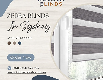 Buy High-Quality Zebra Blinds In Sydney - Innova Blinds