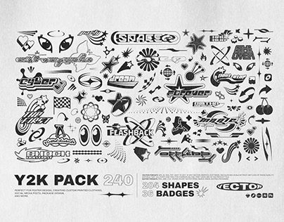 Y2K Shapes & Badges