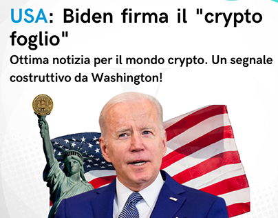 Biden approva il progetto di legge per le criptovalute