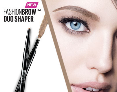 Maybelline Fashion Brow Duo Shaper Layout Design