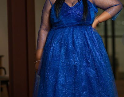 Blue Cinderella Gown