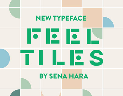 Typeface creation Feel Tiles