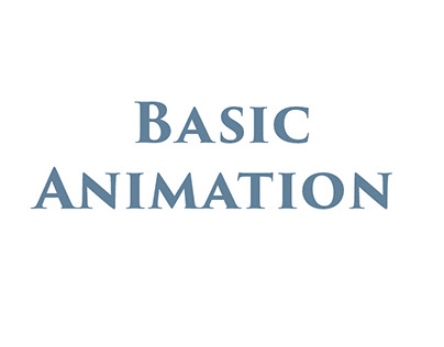 Basic animation