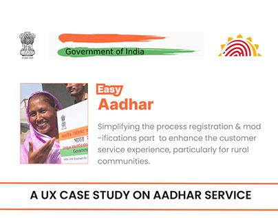 Aadhar - UX Case study