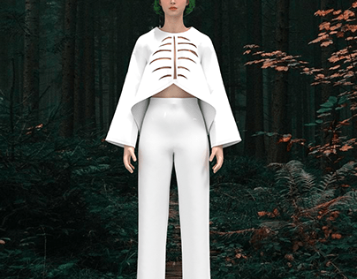 Monstera - 3D Fashion concept / MetGala 2028