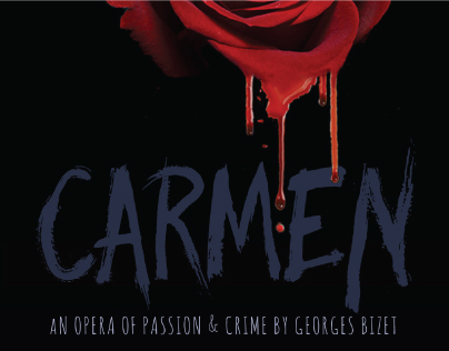 Poster for the Opera Carmen by Georges Bizet