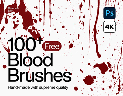 100+ Free Blood Photoshop Brushes [4K]