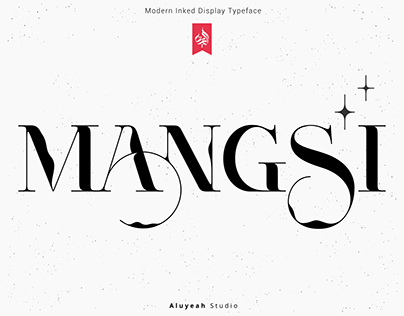 FREE | Mangsi Modern Inked Display Typeface