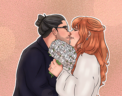 beijo dos noivos