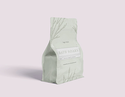 Bath Salt Product Mockup
