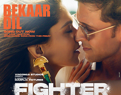 Bekarar (Fighter Song Poster)
